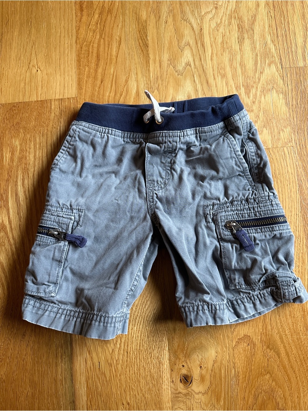 Hanna Andersson Boys Gray Cargo Shorts Size 90 / 3T
